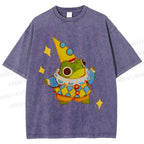 Unisex Sapo Da Corte Printed Washed Tee