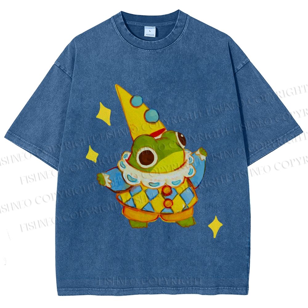 Unisex Sapo Da Corte Printed Washed Tee