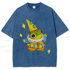 Unisex Sapo Da Corte Printed Washed Tee