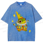 Unisex Sapo Da Corte Printed Washed Tee