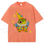 Unisex Sapo Da Corte Printed Washed Tee