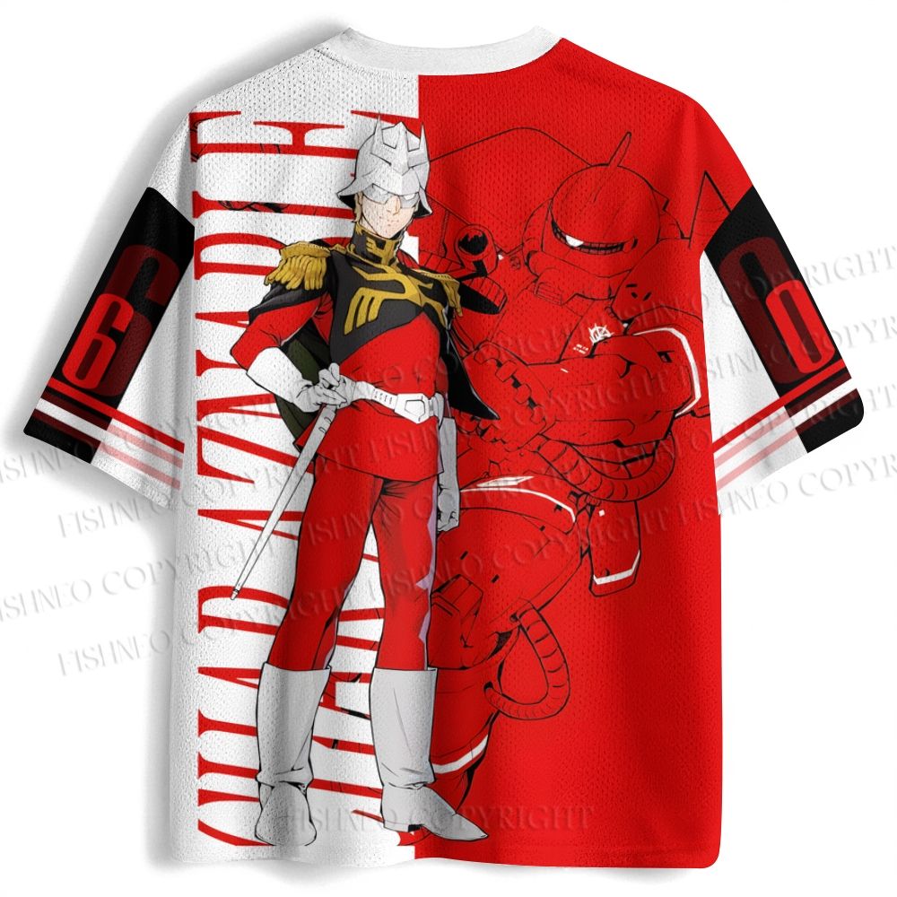 Gundam MS-06S Char's Zaku II Jersey Shirts
