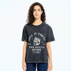 Hell Is Empty And All The Devils Are Here Unisex Washed T-shirt