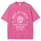 Hell Is Empty And All The Devils Are Here Unisex Washed T-shirt