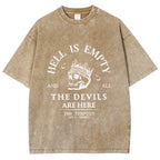 Hell Is Empty And All The Devils Are Here Unisex Washed T-shirt