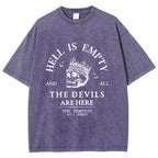 Hell Is Empty And All The Devils Are Here Unisex Washed T-shirt