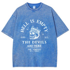 Hell Is Empty And All The Devils Are Here Unisex Washed T-shirt