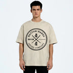 Hattori Hanzo Komainu Okinawa Sword Company Vintage Wash Japanese Design T-Shirt