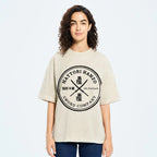 Hattori Hanzo Komainu Okinawa Sword Company Vintage Wash Japanese Design T-Shirt
