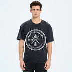 Hattori Hanzo Komainu Okinawa Sword Company Vintage Wash Japanese Design T-Shirt