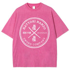 Hattori Hanzo Komainu Okinawa Sword Company Vintage Wash Japanese Design T-Shirt