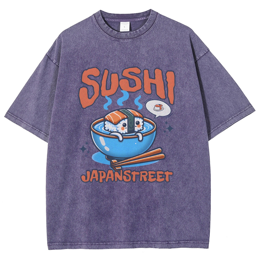 Sushi Vintage Washed T-shirt