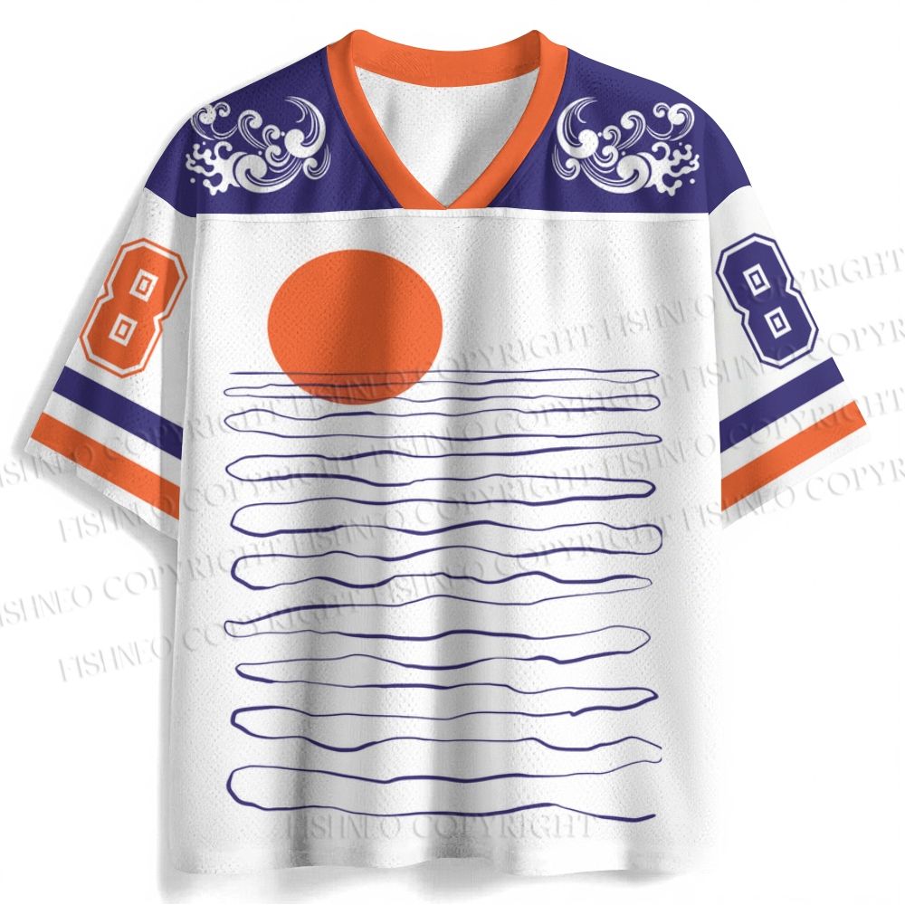 Sea Wave Sunset Jersey Shirts