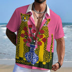 Kitsch Twin Leopards Hawaiian Shirt