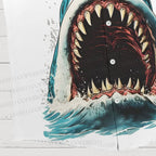 Jaws Printed Hawaiian Shirt