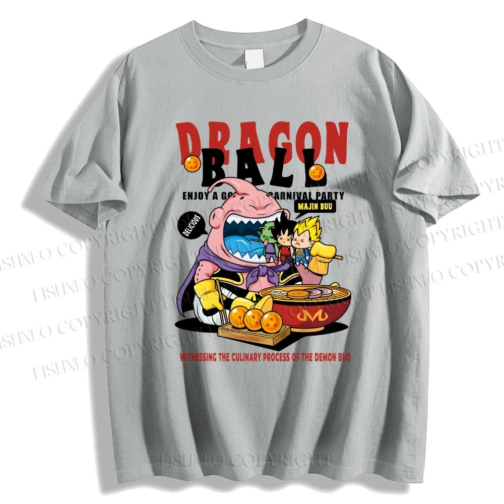 Unisex Classic Cotton Majin Buu Printed T-shirt