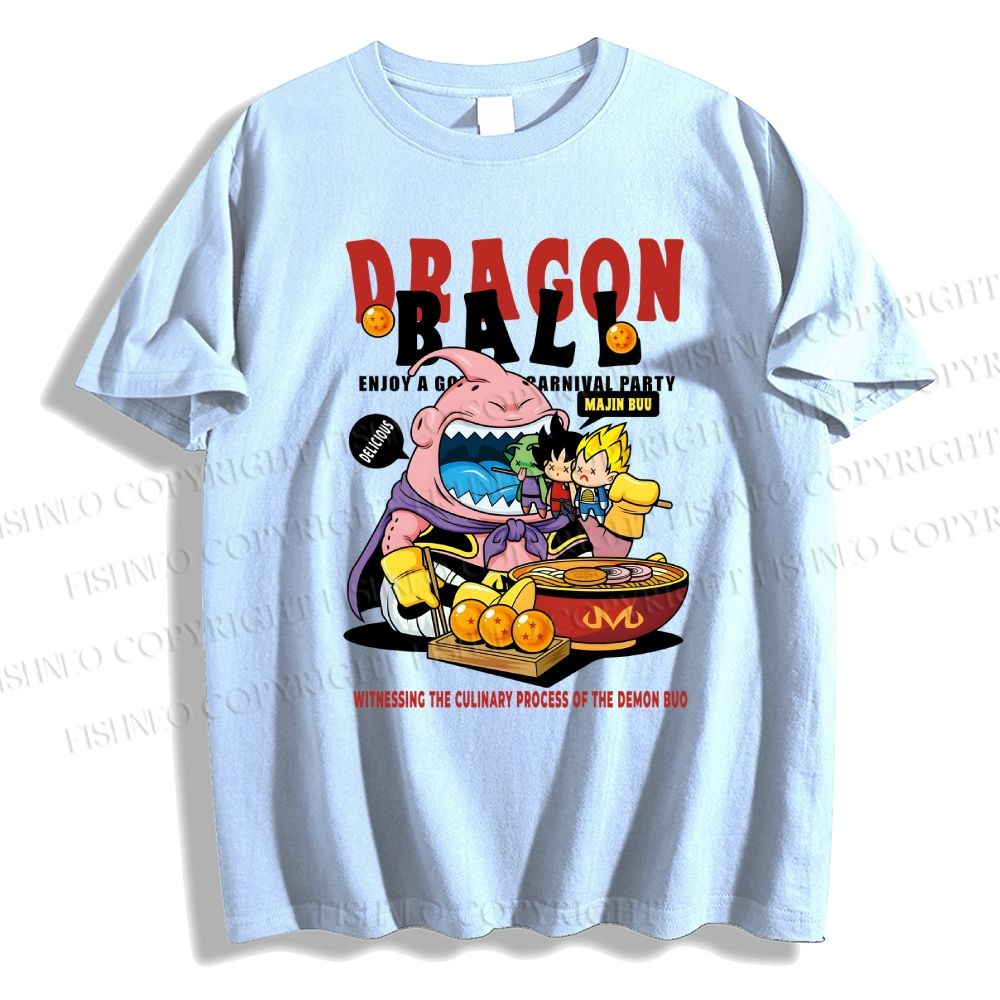 Unisex Classic Cotton Majin Buu Printed T-shirt