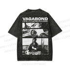 Unisex Miyamoto Musashi Printed Washed Tee