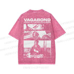 Unisex Miyamoto Musashi Printed Washed Tee