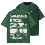 Unisex Miyamoto Musashi Printed Washed Tee