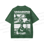 Unisex Miyamoto Musashi Printed Washed Tee