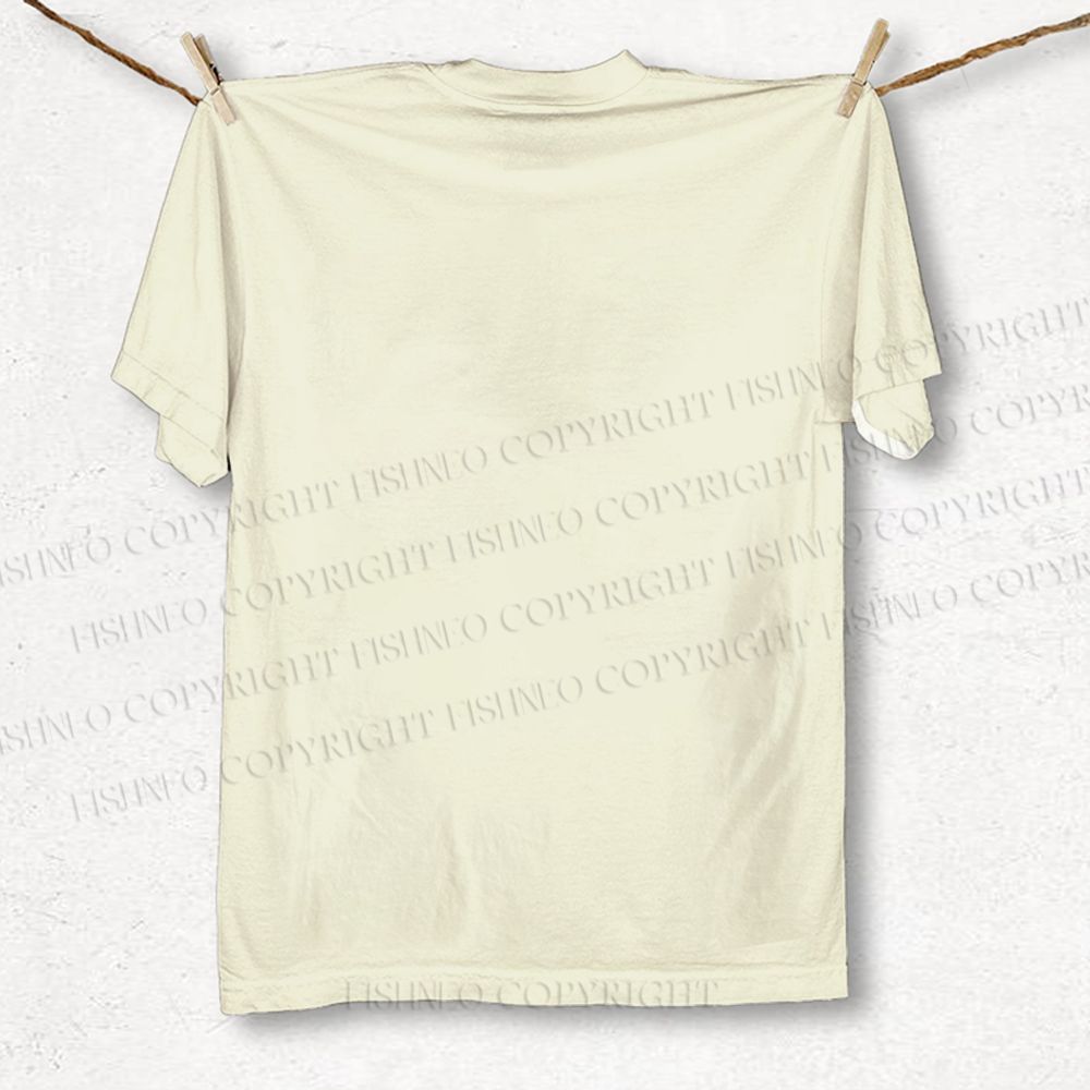 Unisex Vintage Tree Woman Japanese Art Printed Classic T-shirt