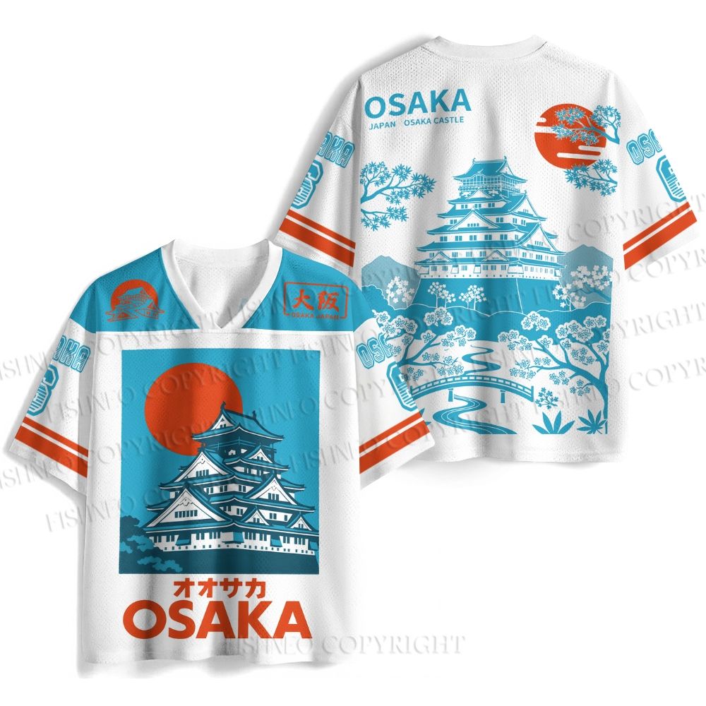 Osaka Landscape Printed Jersey Shirts