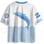 Blue Whale Printed Jersey Shirts