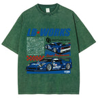Japanese Super Racing Car Vintage Washed T-shirt