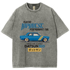 Nissan Datsun 510 Car Vintage Wash Japanese Design T-Shirt