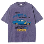 Nissan Datsun 510 Car Vintage Wash Japanese Design T-Shirt