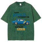 Nissan Datsun 510 Car Vintage Wash Japanese Design T-Shirt