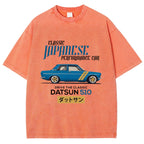 Nissan Datsun 510 Car Vintage Wash Japanese Design T-Shirt