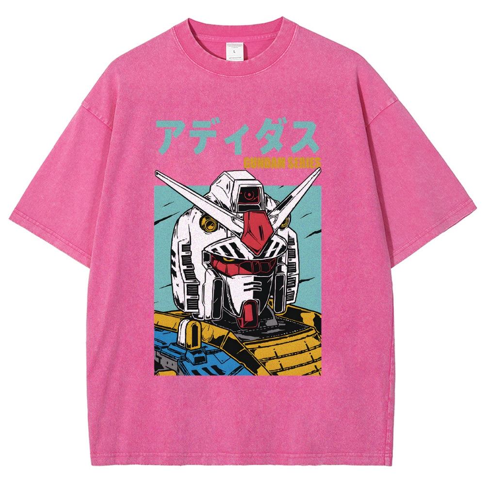 Mobile Suit Gundam Vintage Japanese Washed T-Shirt
