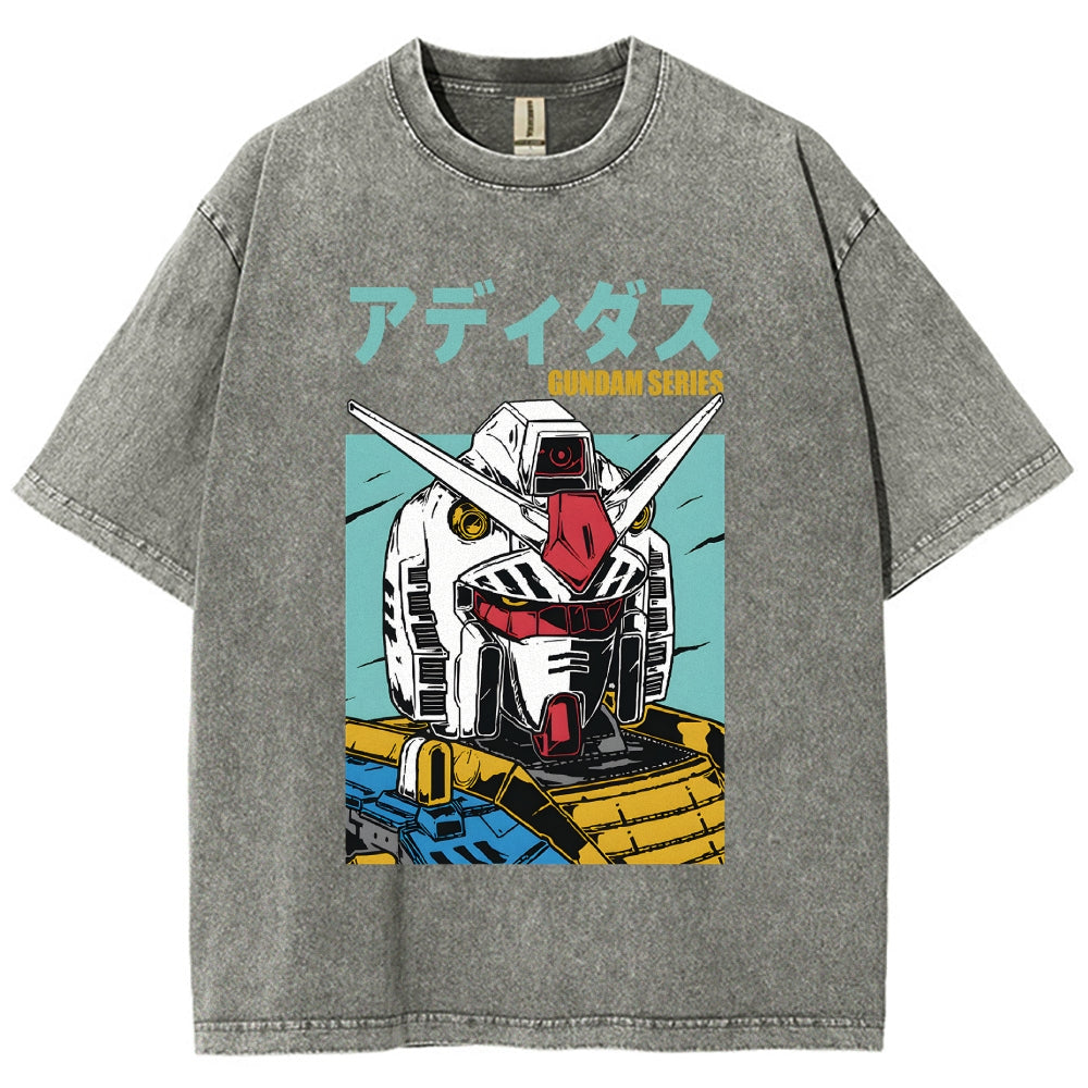 Mobile Suit Gundam Vintage Japanese Washed T-Shirt