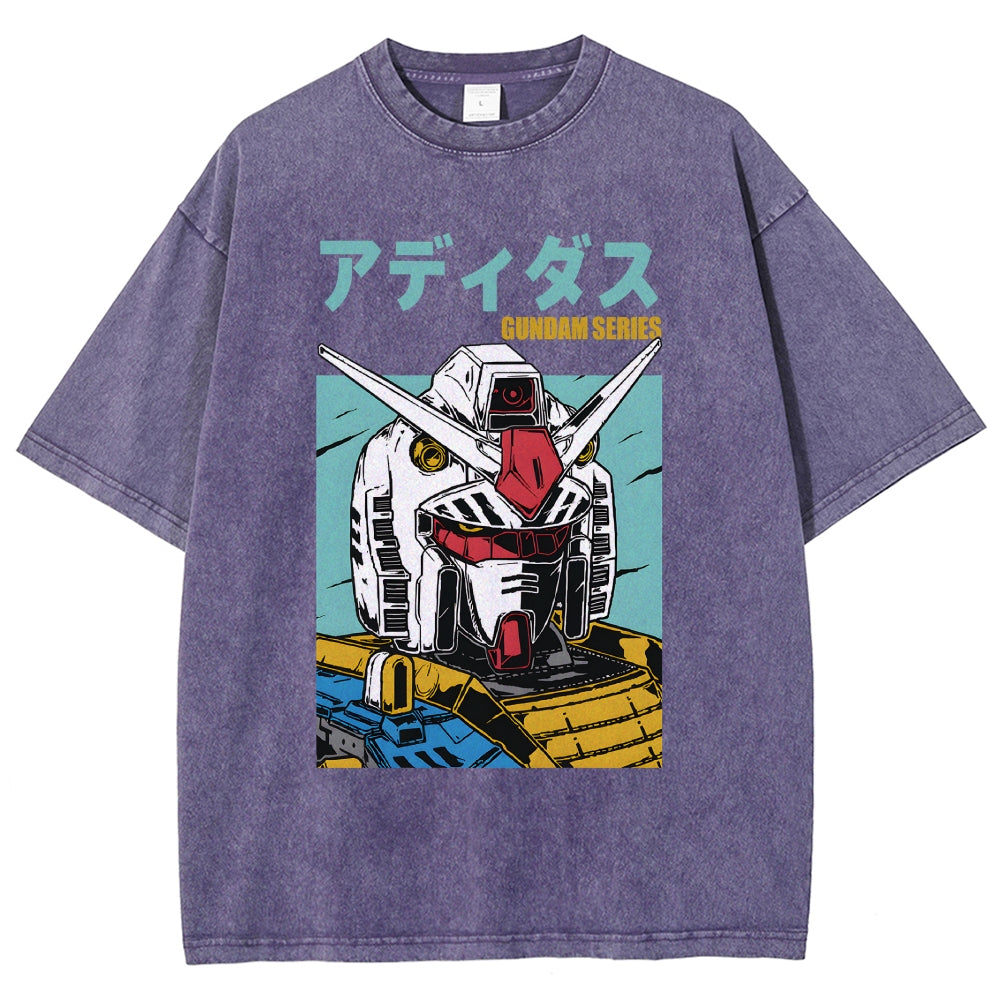 Mobile Suit Gundam Vintage Japanese Washed T-Shirt
