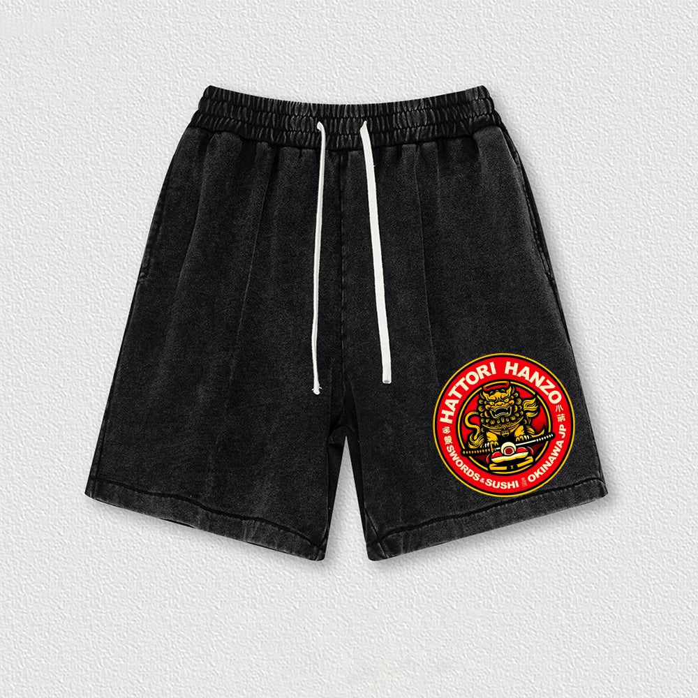 Hattori hanzo Washed Shorts