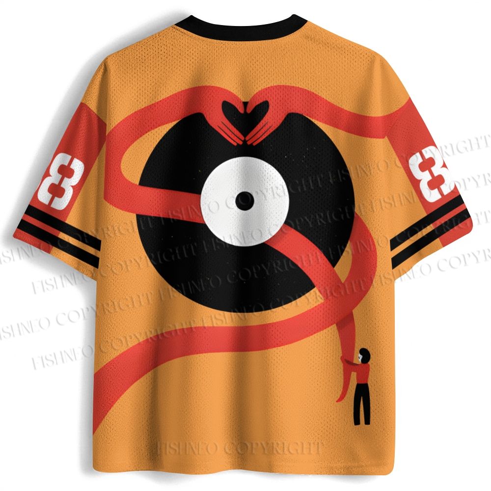Giant Vinyl Record Jersey Shirts