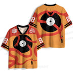 Giant Vinyl Record Jersey Shirts