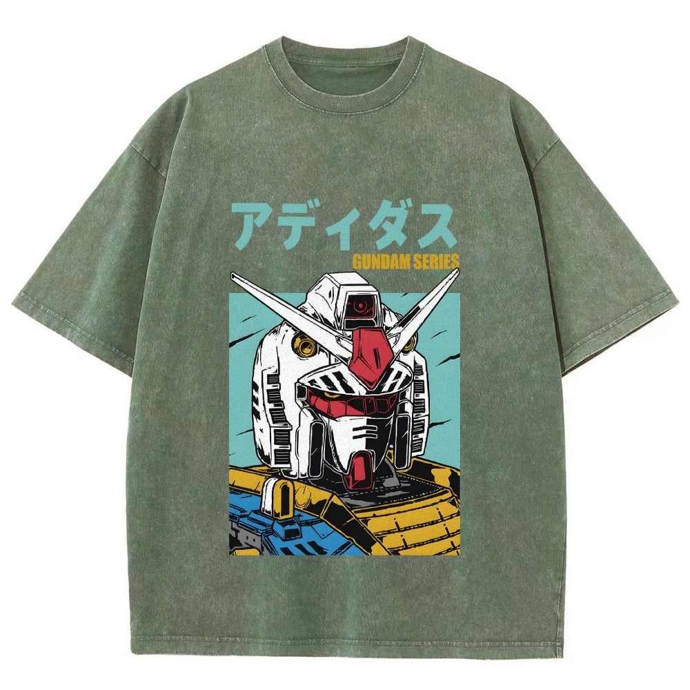 Mobile Suit Gundam Vintage Japanese Washed T-Shirt