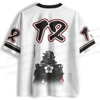 Samurai Spirit Printed Jersey Shirts
