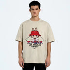 Labubu Los Angeles Angels Vintage Japanese Washed T-Shirt