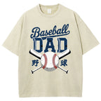Baseball Father Vintage Washed T-shirt