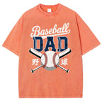 Baseball Father Vintage Washed T-shirt