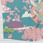 Japanese Crane Ukiyo-e Hawaiian Shirt