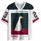 Yayoi Kusama Animal Art Goose Jersey Shirts