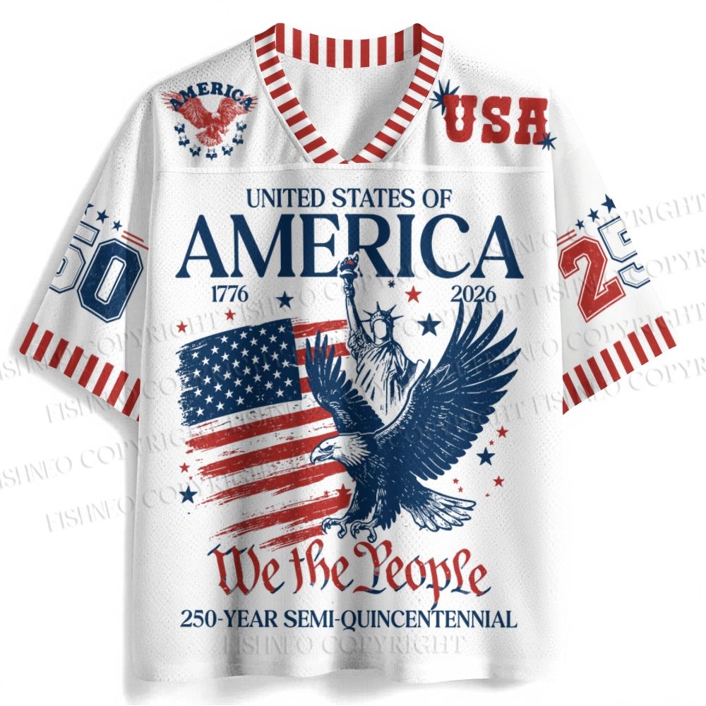 250 Years of America Celebration Jersey Shirts