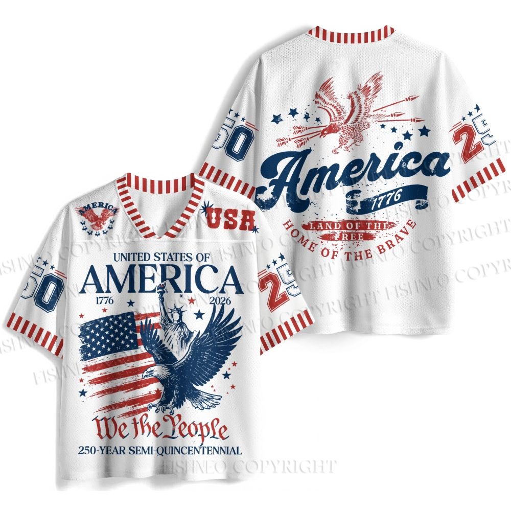 250 Years of America Celebration Jersey Shirts