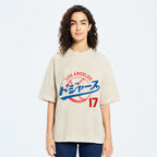 Los Angeles Dodgers japanese design Washed T-Shirt