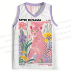 Yayoi Kusama Pink Cheetah Jersey Tank